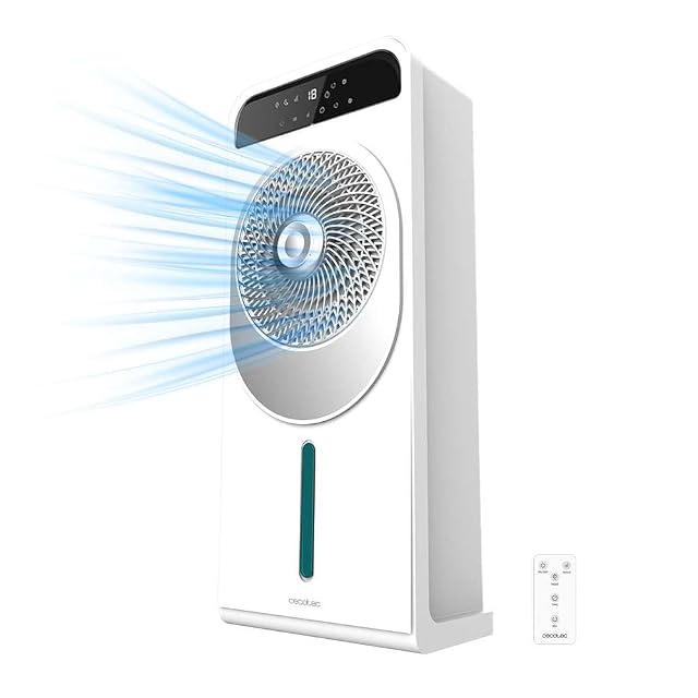 Refroidisseur d'air évaporatif Cecotec EnergySilence 5000 Cool Wave avec télécommande et écran LED