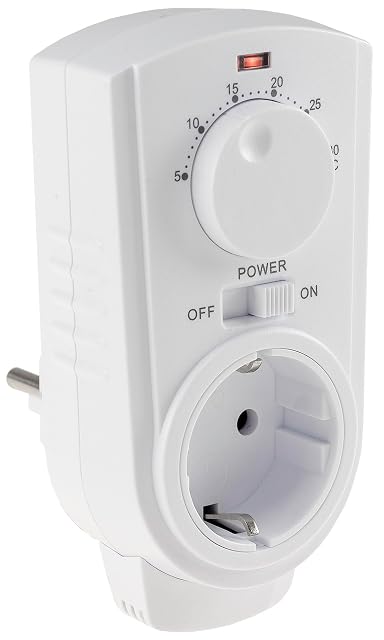 Thermostat de prise enfichable ChiliTec ST35 avec molette rotative analogique