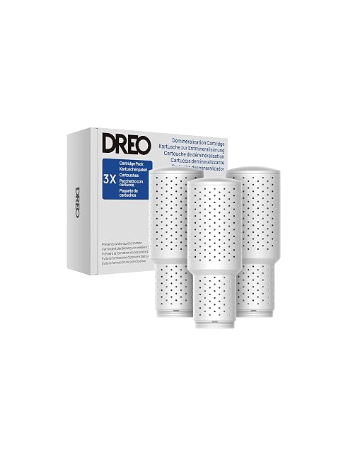 Lot de 3 cartouches de déminéralisation Dreo pour humidificateurs