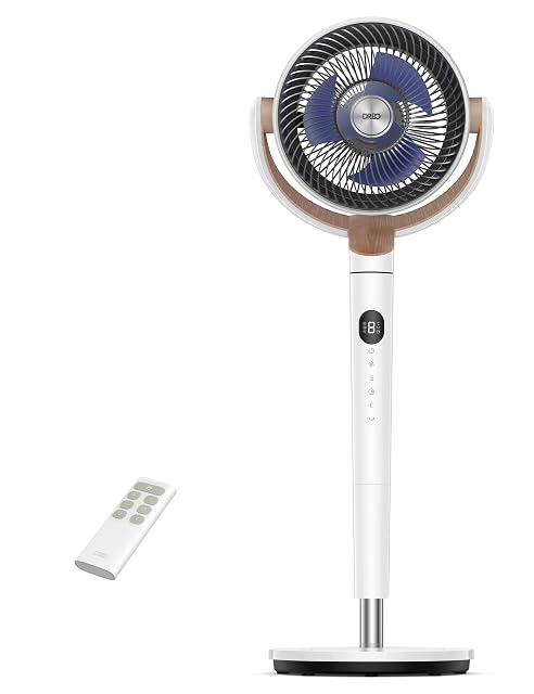 Ventilateur sur pied DREO DR-HPF002 avec oscillation omnidirectionnelle double axe