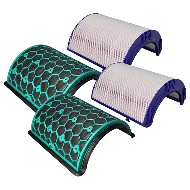 Lot de 2 filtres HEPA et charbon actif tiers vhbw pour le Dyson Purifier Cool TP11